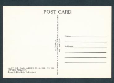 Preview: CYPRUS AIRWAYS, AIRBUS A310 - 203